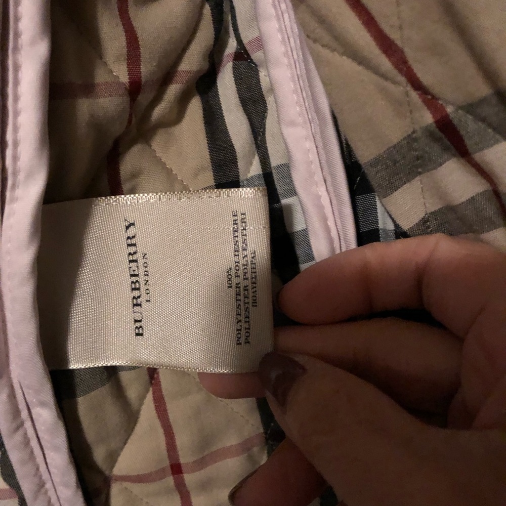 Sold Burberry jacket, Made in England